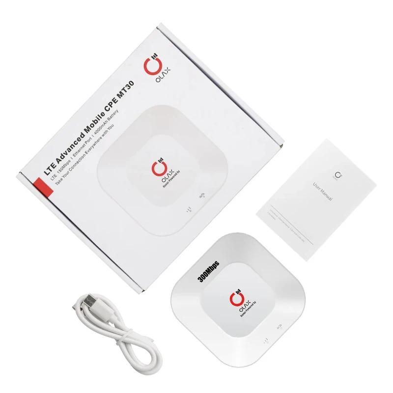 Карманный Wi-Fi роутер 4G Olax-MT30 -E49C8 аккумулятор