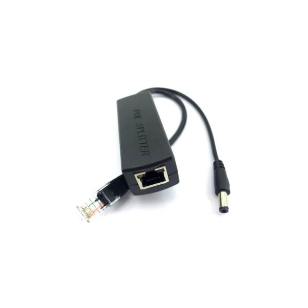 POE сплиттер Likff LS-POE-1210EL 48V-12V (2А) , RJ45 (10/100Мбит)+POE 48V для видеонаблюдения