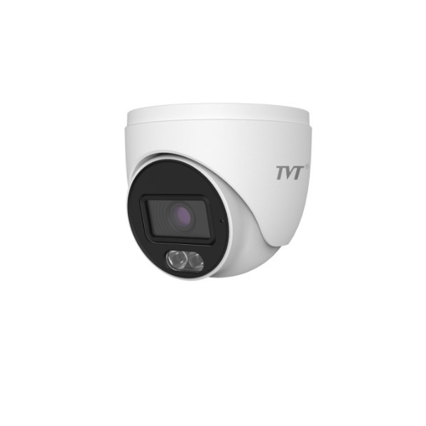 2MP TVT TD-7524TS3S(D/AU/AR1)звуковая камера купольная уличная (2MP, HDCVI/TVI/AHD,2.8mm, built-in MIC, 0.005lux, LED 20m, IP67)plastic