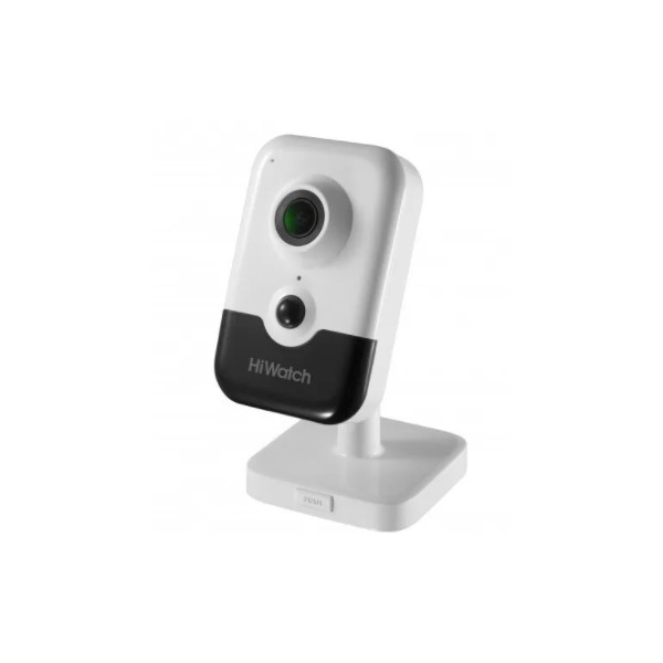 IP camera HIWATCH DS-I214(B)(2.8mm) кубическая 2MP,IR 10M,PoE,microSD,MIC-SPEAK,PIR